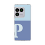 スリムプロテクションケース［ オリジナル - initial two tone - P blue ］