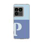 スリムプロテクションケース［ オリジナル - initial two tone - P blue ］