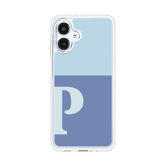 スリムプロテクションケース［ オリジナル - initial two tone - P blue ］