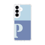 スリムプロテクションケース［ オリジナル - initial two tone - P blue ］