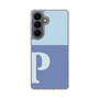 スリムプロテクションケース［ オリジナル - initial two tone - P blue ］