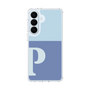 スリムプロテクションケース［ オリジナル - initial two tone - P blue ］