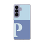 スリムプロテクションケース［ オリジナル - initial two tone - P blue ］