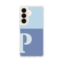 スリムプロテクションケース［ オリジナル - initial two tone - P blue ］