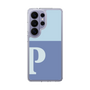 スリムプロテクションケース［ オリジナル - initial two tone - P blue ］