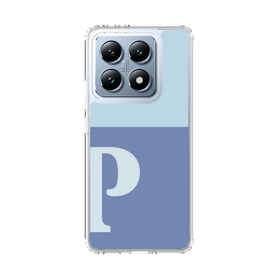 スリムプロテクションケース［ オリジナル - initial two tone - P blue ］