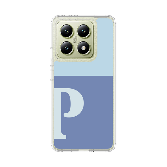 スリムプロテクションケース［ オリジナル - initial two tone - P blue ］