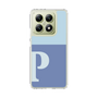 スリムプロテクションケース［ オリジナル - initial two tone - P blue ］