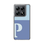 スリムプロテクションケース［ オリジナル - initial two tone - P blue ］