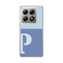 スリムプロテクションケース［ オリジナル - initial two tone - P blue ］
