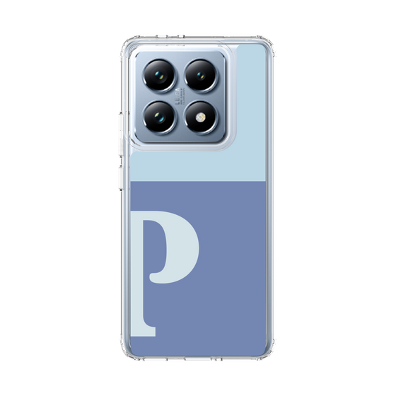 スリムプロテクションケース［ オリジナル - initial two tone - P blue ］