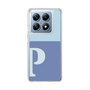 スリムプロテクションケース［ オリジナル - initial two tone - P blue ］