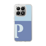 スリムプロテクションケース［ オリジナル - initial two tone - P blue ］