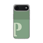 スリムプロテクションケース［ オリジナル - initial two tone - P green ］