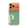 スリムプロテクションケース［ オリジナル - initial two tone - P green ］