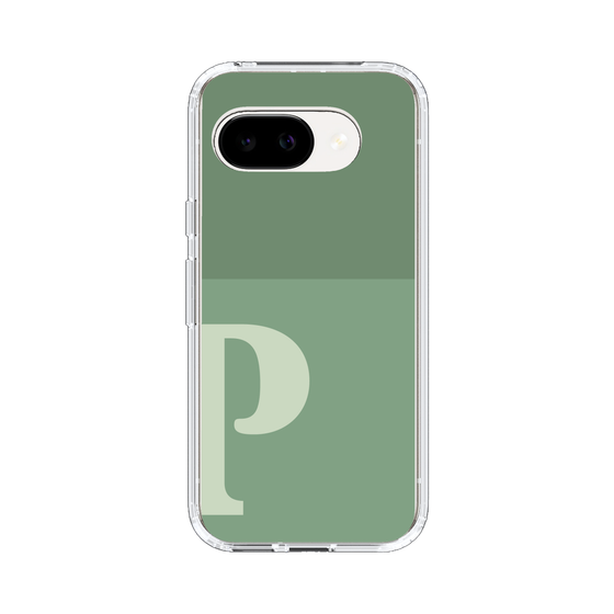 スリムプロテクションケース［ オリジナル - initial two tone - P green ］