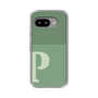 スリムプロテクションケース［ オリジナル - initial two tone - P green ］