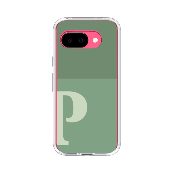 スリムプロテクションケース［ オリジナル - initial two tone - P green ］