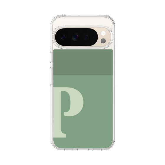 スリムプロテクションケース［ オリジナル - initial two tone - P green ］