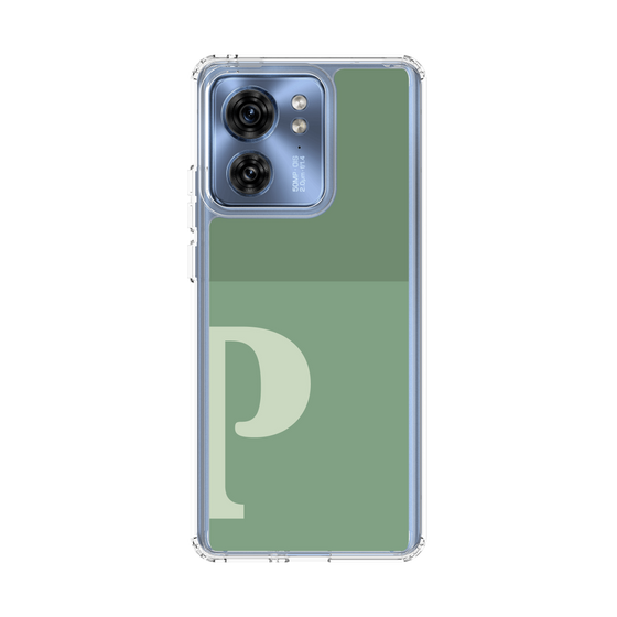スリムプロテクションケース［ オリジナル - initial two tone - P green ］