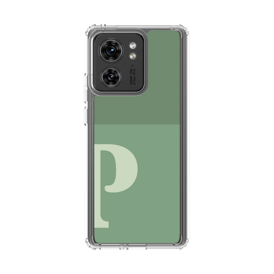 スリムプロテクションケース［ オリジナル - initial two tone - P green ］