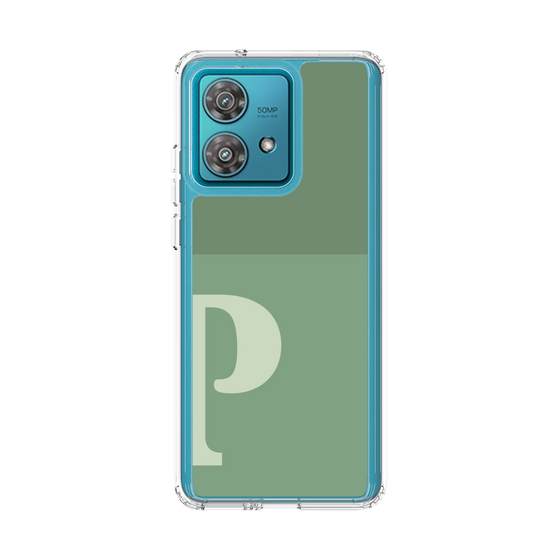スリムプロテクションケース［ オリジナル - initial two tone - P green ］