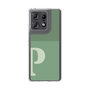 スリムプロテクションケース［ オリジナル - initial two tone - P green ］