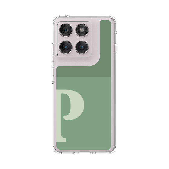 スリムプロテクションケース［ オリジナル - initial two tone - P green ］