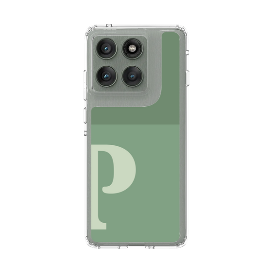 スリムプロテクションケース［ オリジナル - initial two tone - P green ］