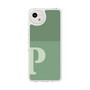 スリムプロテクションケース［ オリジナル - initial two tone - P green ］