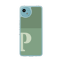 スリムプロテクションケース［ オリジナル - initial two tone - P green ］