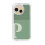 スリムプロテクションケース［ オリジナル - initial two tone - P green ］
