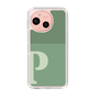 スリムプロテクションケース［ オリジナル - initial two tone - P green ］