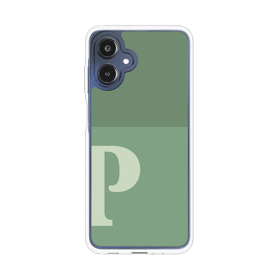 スリムプロテクションケース［ オリジナル - initial two tone - P green ］