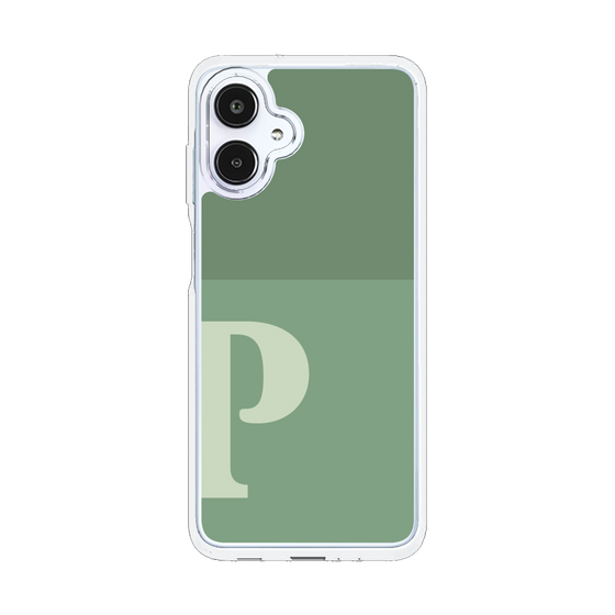 スリムプロテクションケース［ オリジナル - initial two tone - P green ］
