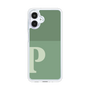 スリムプロテクションケース［ オリジナル - initial two tone - P green ］