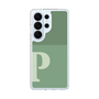 スリムプロテクションケース［ オリジナル - initial two tone - P green ］