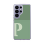 スリムプロテクションケース［ オリジナル - initial two tone - P green ］