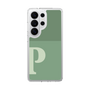 スリムプロテクションケース［ オリジナル - initial two tone - P green ］