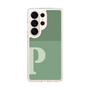 スリムプロテクションケース［ オリジナル - initial two tone - P green ］