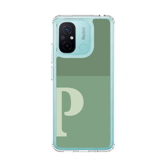 スリムプロテクションケース［ オリジナル - initial two tone - P green ］