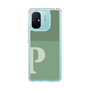 スリムプロテクションケース［ オリジナル - initial two tone - P green ］