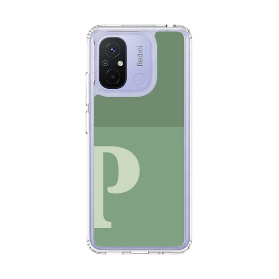 スリムプロテクションケース［ オリジナル - initial two tone - P green ］
