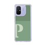 スリムプロテクションケース［ オリジナル - initial two tone - P green ］