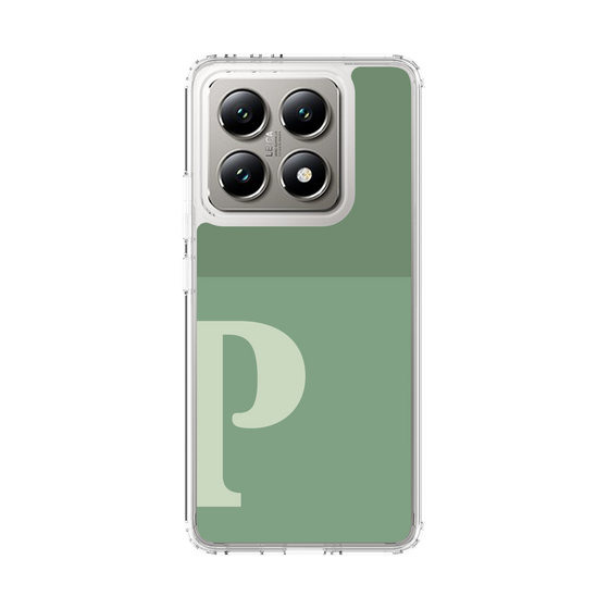 スリムプロテクションケース［ オリジナル - initial two tone - P green ］