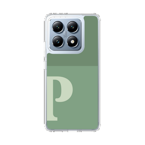 スリムプロテクションケース［ オリジナル - initial two tone - P green ］