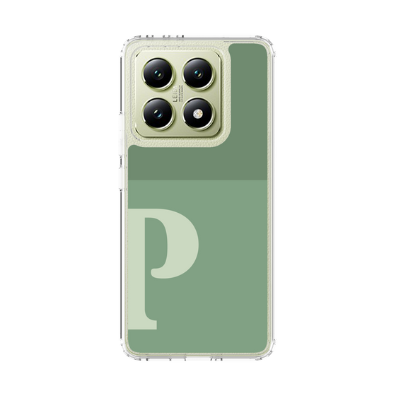 スリムプロテクションケース［ オリジナル - initial two tone - P green ］