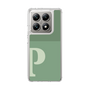 スリムプロテクションケース［ オリジナル - initial two tone - P green ］