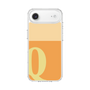 スリムプロテクションケース［ オリジナル - initial two tone - Q orange ］