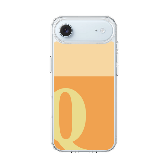 スリムプロテクションケース［ オリジナル - initial two tone - Q orange ］